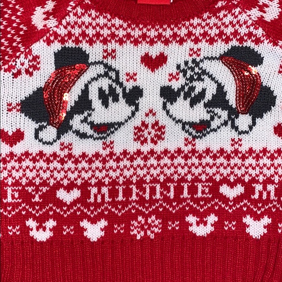 NWT Disney Baby Mickey & Minnie Pullover Sweater - Picture 3 of 4